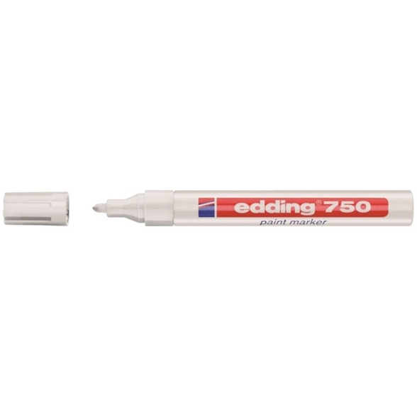 Edding 750 Lackmarker 2-4mm rund weiß