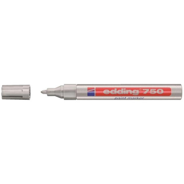 Edding 750 Lackmarker 2-4mm rund silber