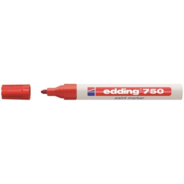 Edding 750 Lackmarker 2-4mm rund rot