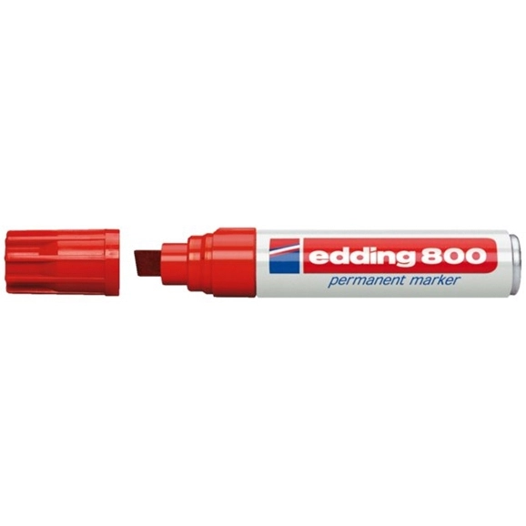 Edding 800 Permanentmarker 4-12mm schräg rot