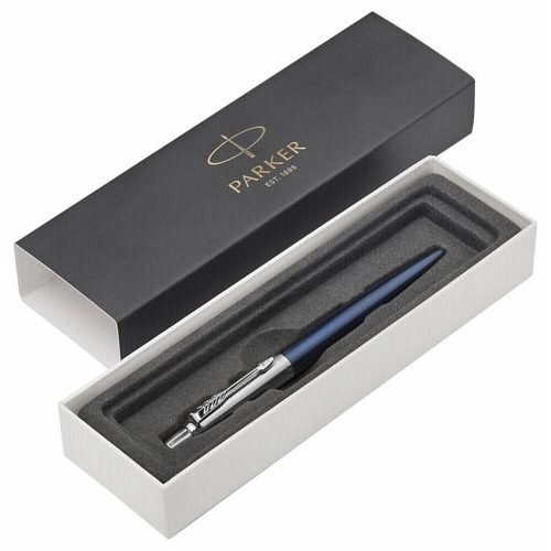 Parker Jotter Kugelschreiber blau CT in Geschenkbox