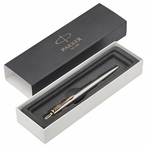 Parker Jotter Kugelschreiber Steel GT in Geschenkbox