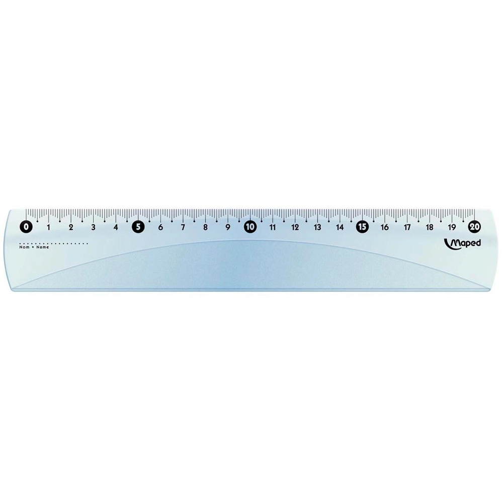 Lineal Maped Essentials 20 cm transparent