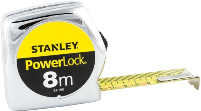 Bandmaß 8 Meter Stanley PowerLock ABS