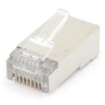 RJ45 (8P8C) Stecker für runde geschirmte Kabel