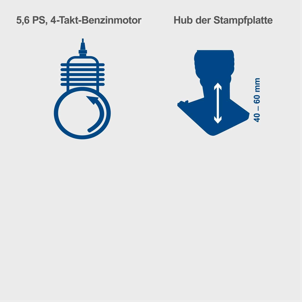 Vibrationsstampfer VS1000 scheppach - 5.6PS - 10000J