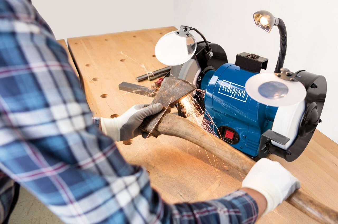 Doppelschleifer BG200AL scheppach - 230V 50Hz 550W