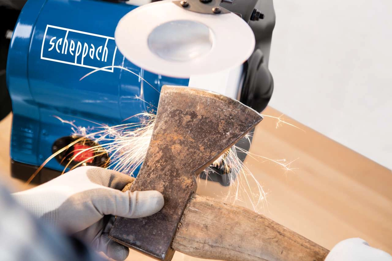 Doppelschleifer BG200AL scheppach - 230V 50Hz 550W