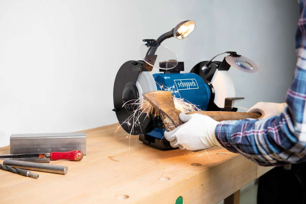 Doppelschleifer BG200AL scheppach - 230V 50Hz 550W