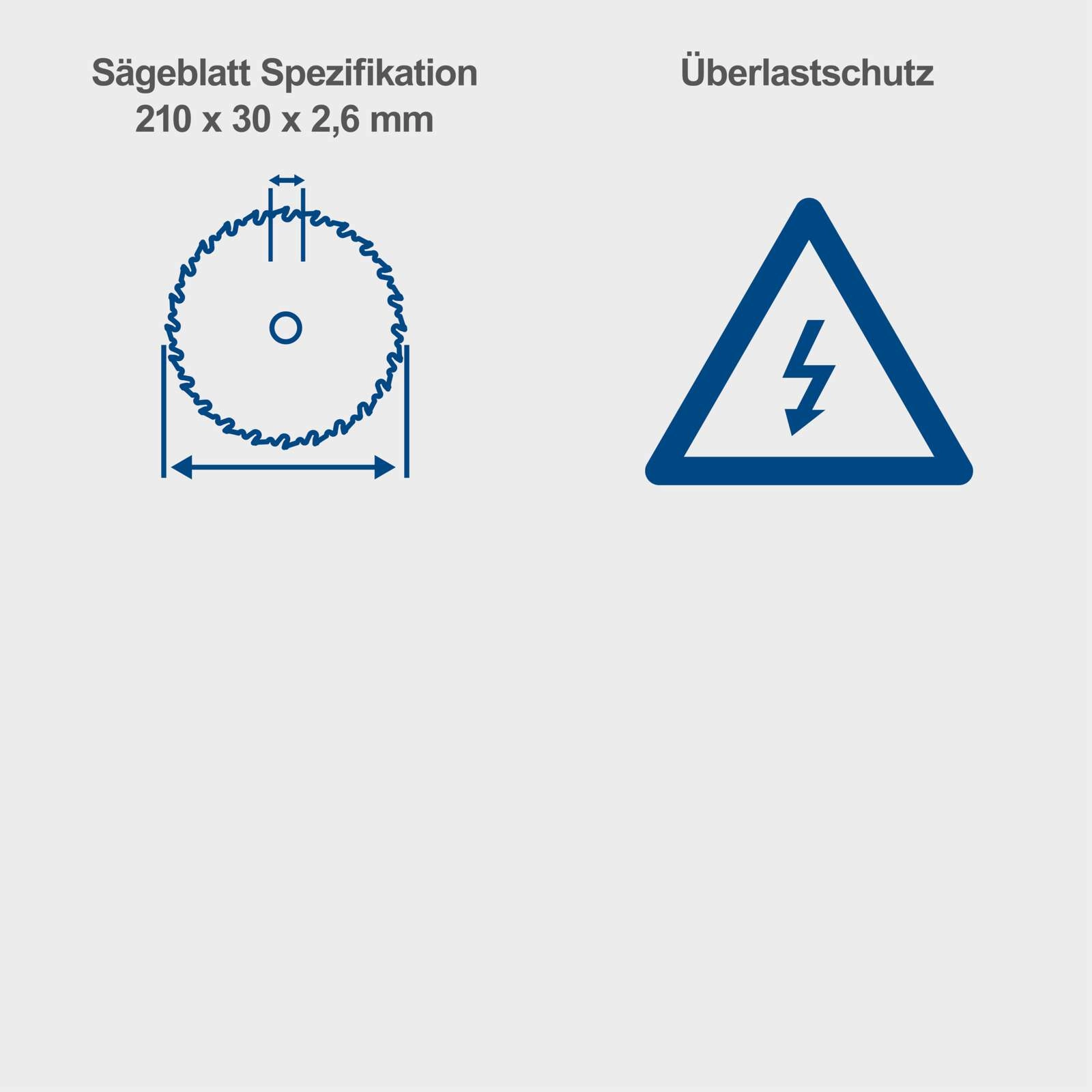 Tischkreissäge HS210 Scheppach