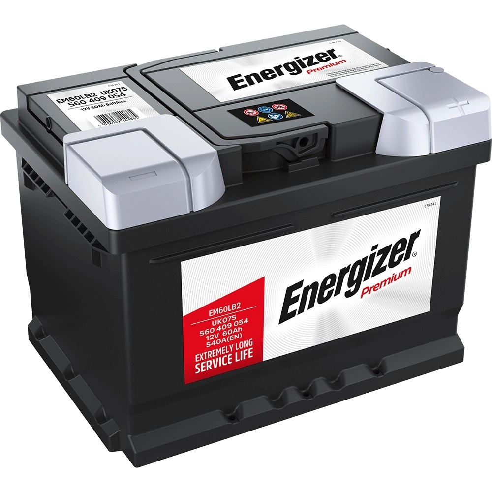 Premium 560409054I172 Autobatterien, EM60-LB2, 12 V 60 Ah 540 A
