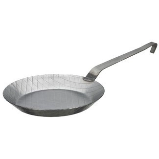 Eisenpfanne mit Flachgriff, ø 28 cm