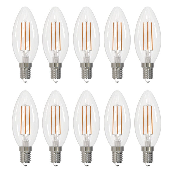 LED Retro-Leuchtmittel Kerze E14, 10er Set – Energieeffizienzklasse F