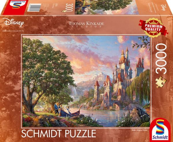 Puzzle Thomas Kinkade Disney® Belle’s Magical World, 3.000 Teile