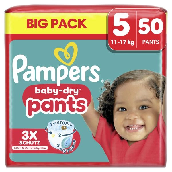 Pampers Baby Dry Pants Gr. 5, 11kg-17kg