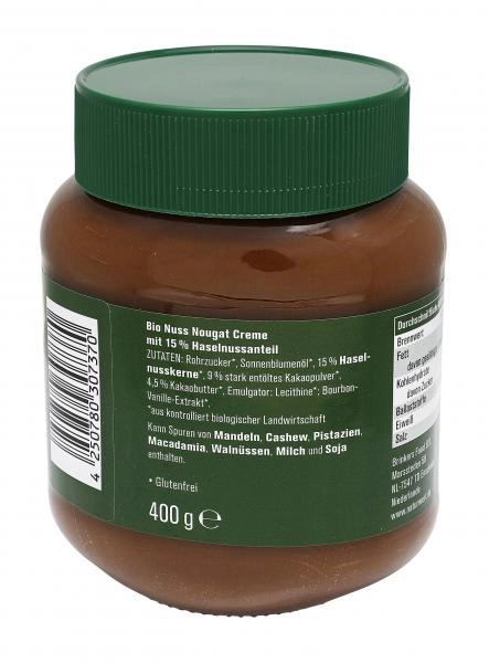 NaturWert Bio Nuss Nougat Creme