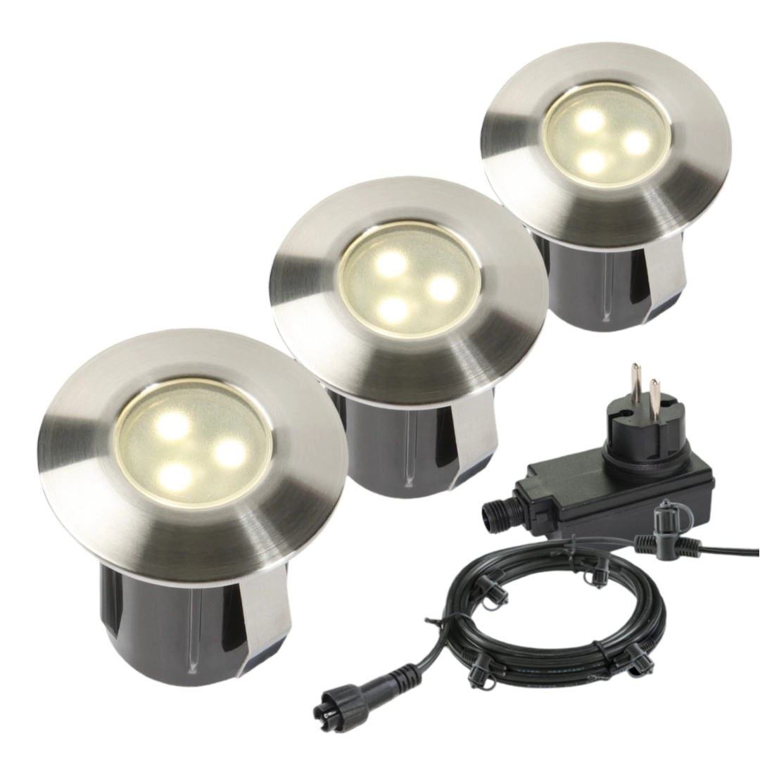 3er-Set Orientierungsspots Birch