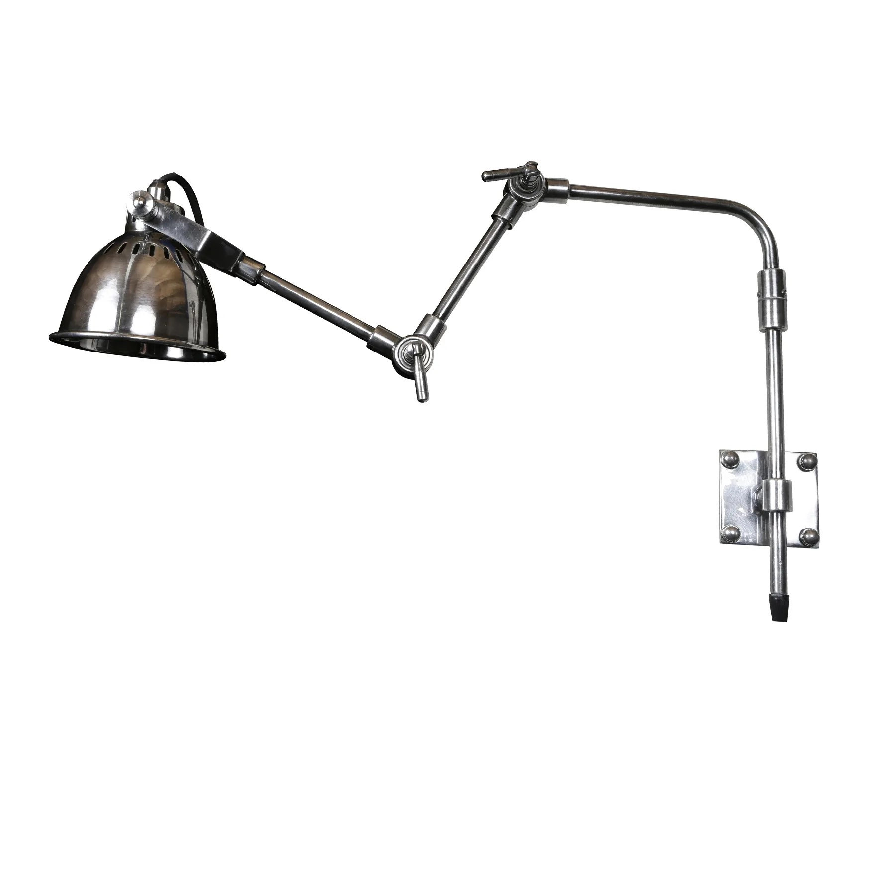 Wandleuchte Adair 2 Antikes Silber