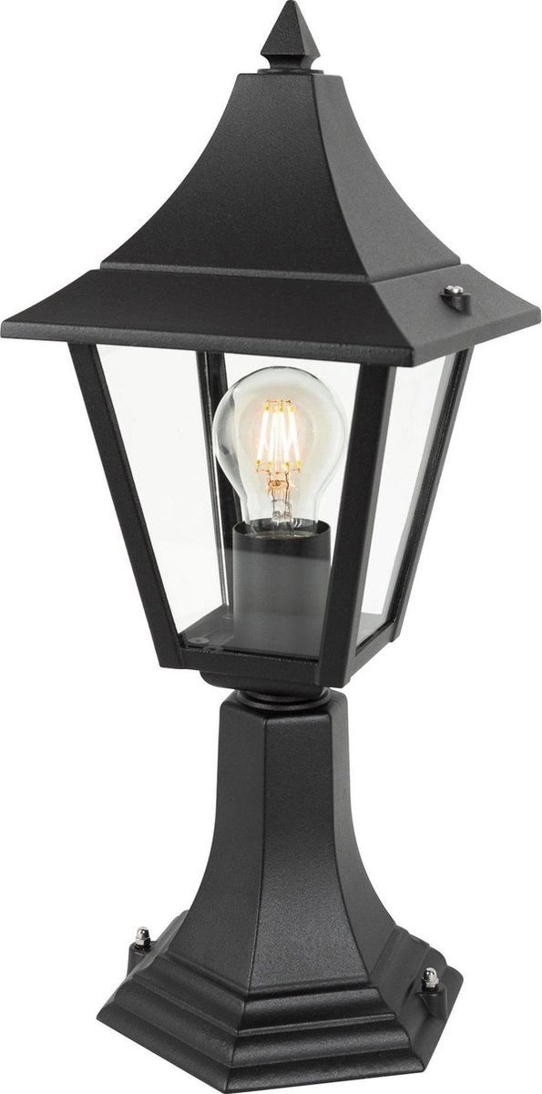 Livorno Sockelleuchte Schwarz