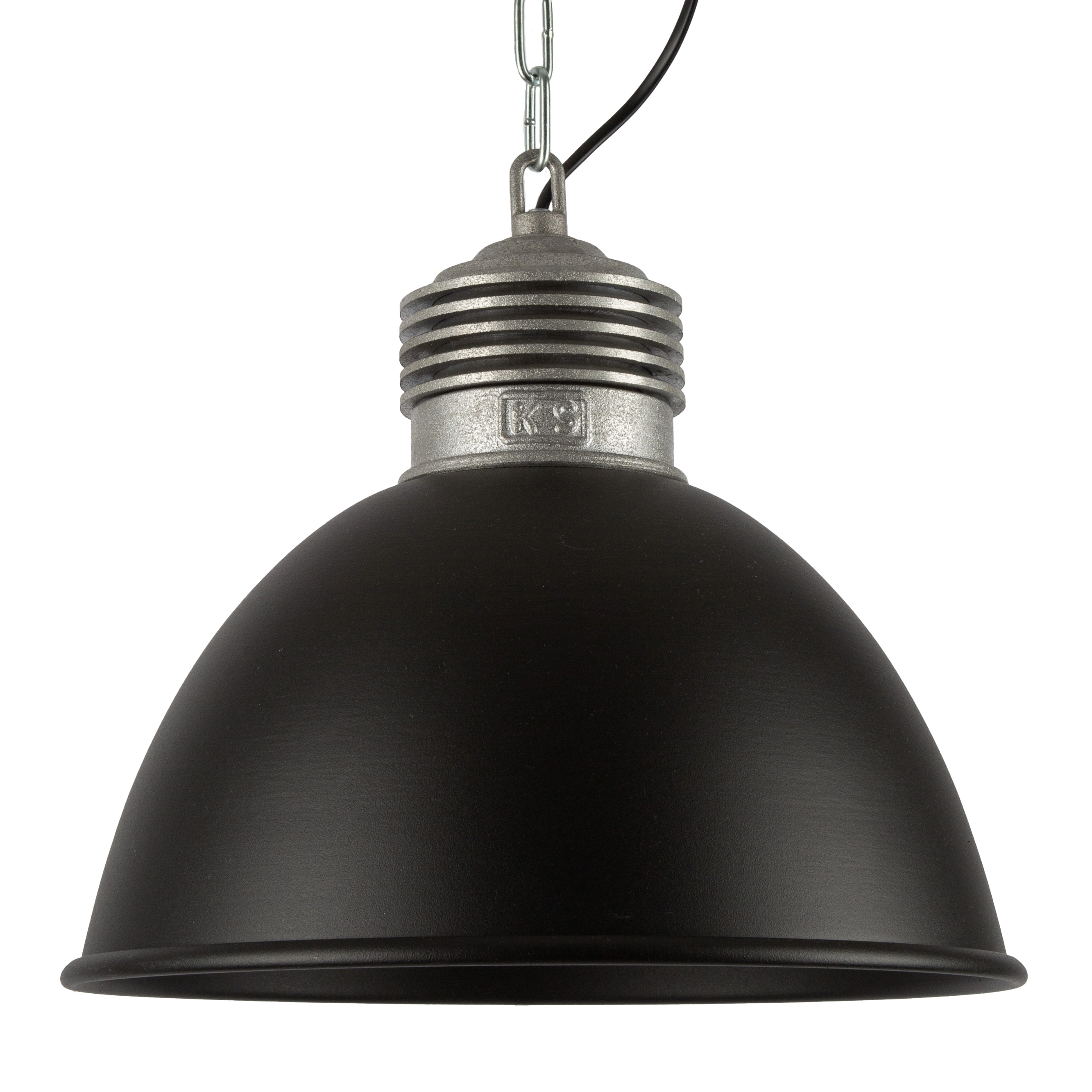 Loft Industrie-Hängelampe Schwarz