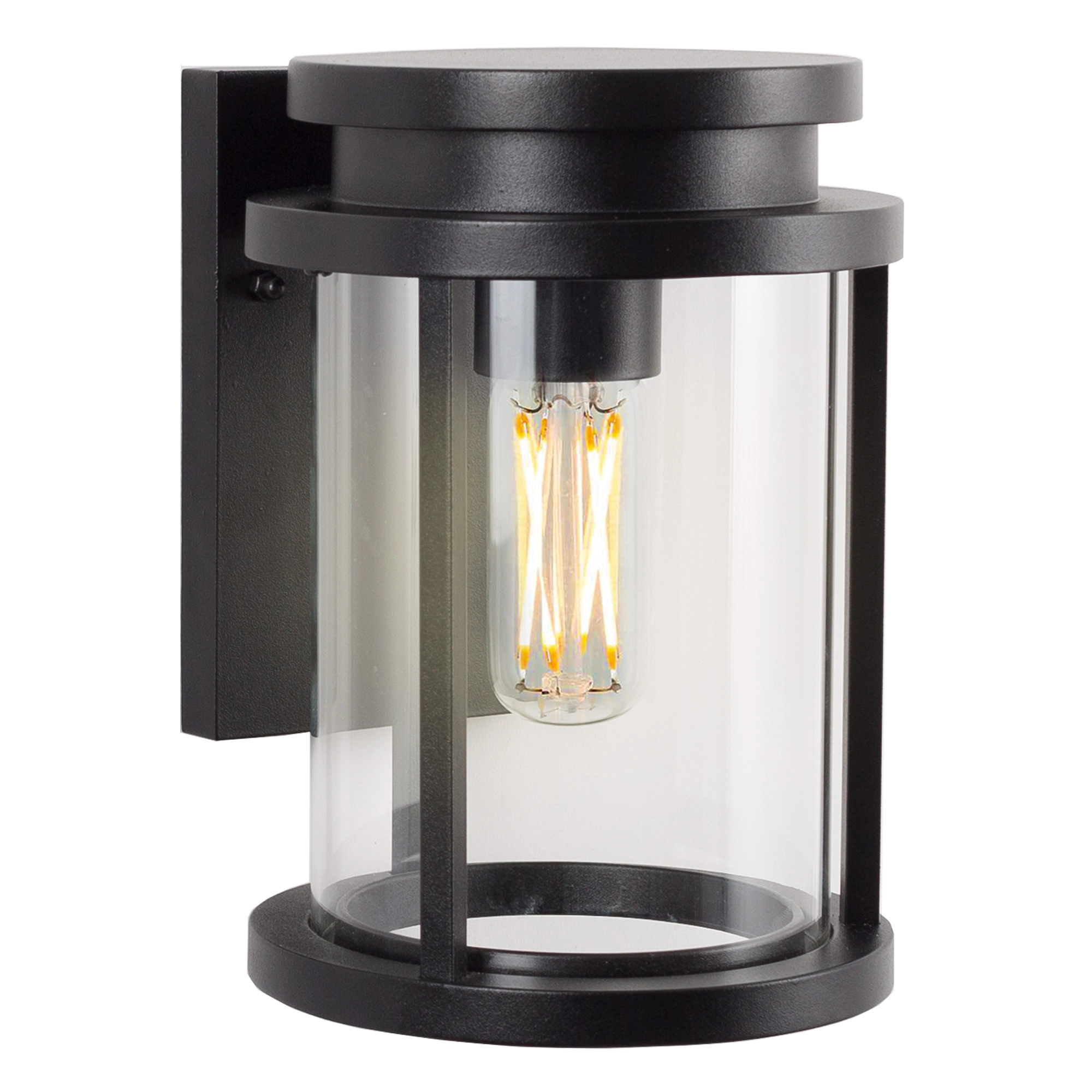 Sydney Wandleuchte Schwarz mit LED