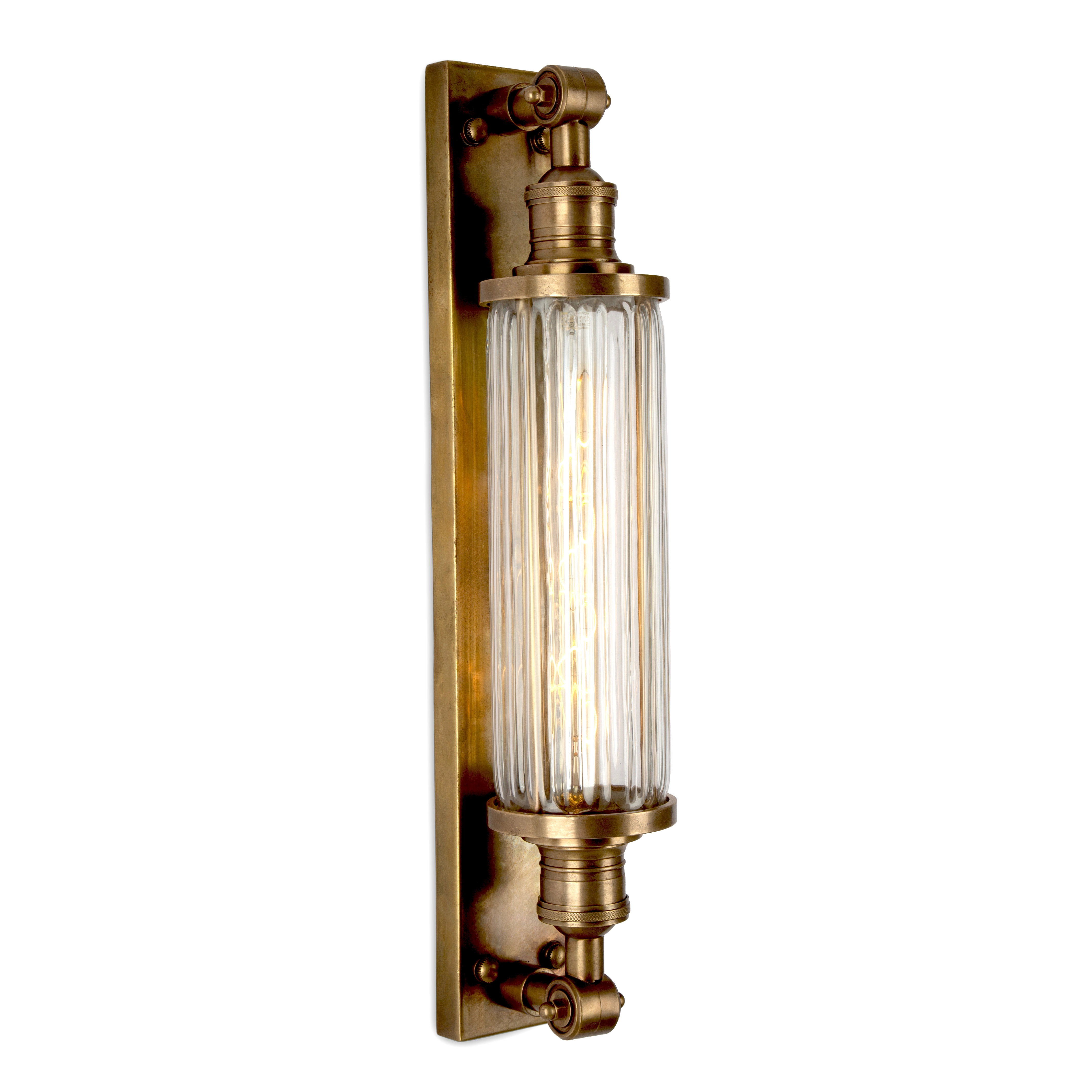 Wandleuchte Astor Außen Antik Messing