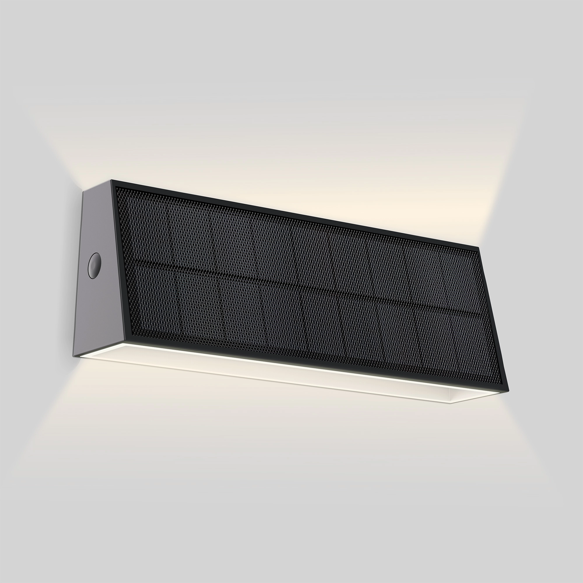 Solan Up&Down LED Solar Wandleuchte Schwarz