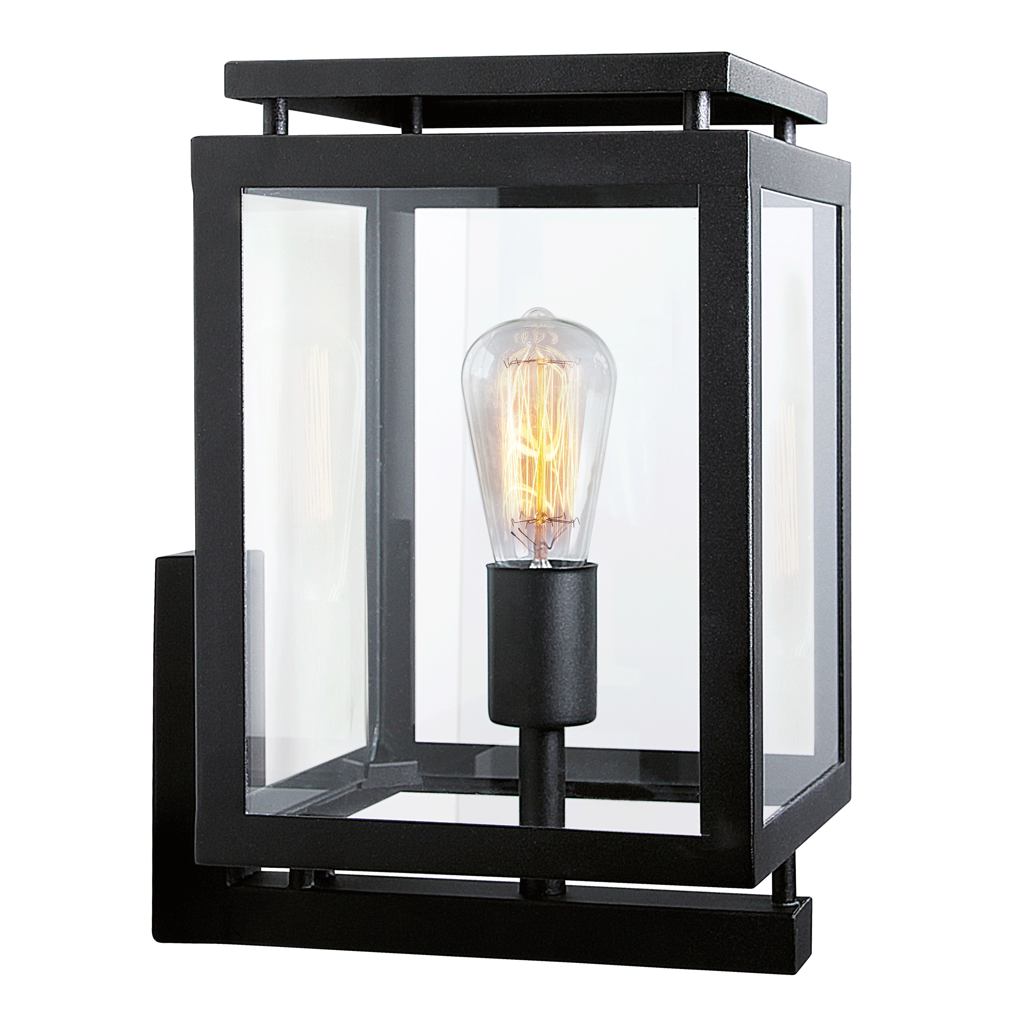 De Vecht Wandleuchte Schwarz