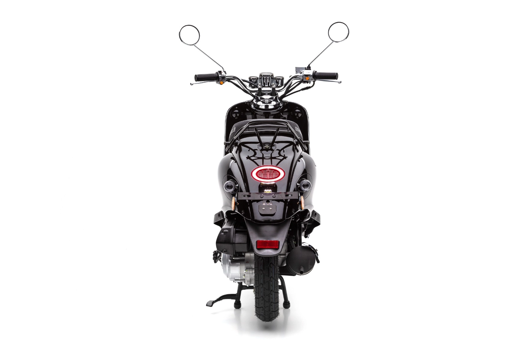 Nova Motors Retro Star 50 schwarz 45km/h mit Topcase