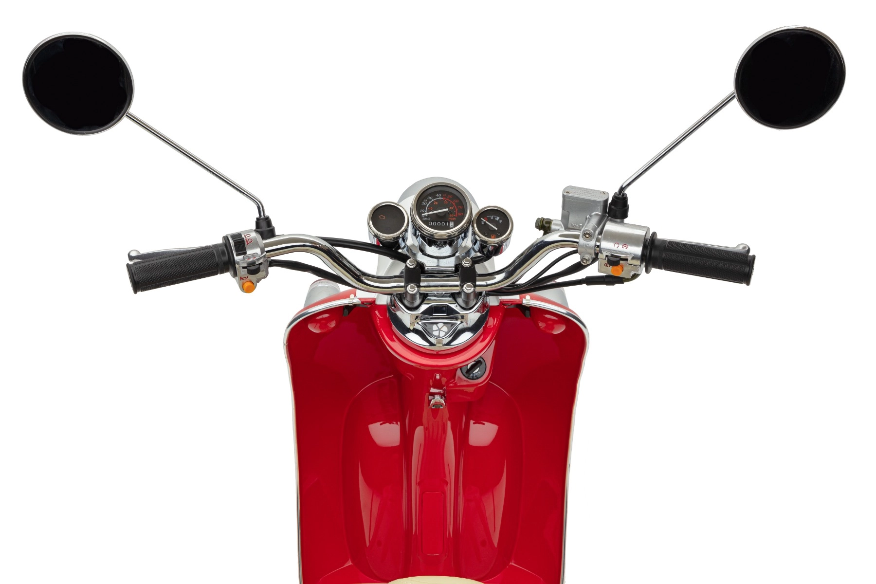 Nova Motors Retro Star 50 rot-weiß 45km/h mit Topcase