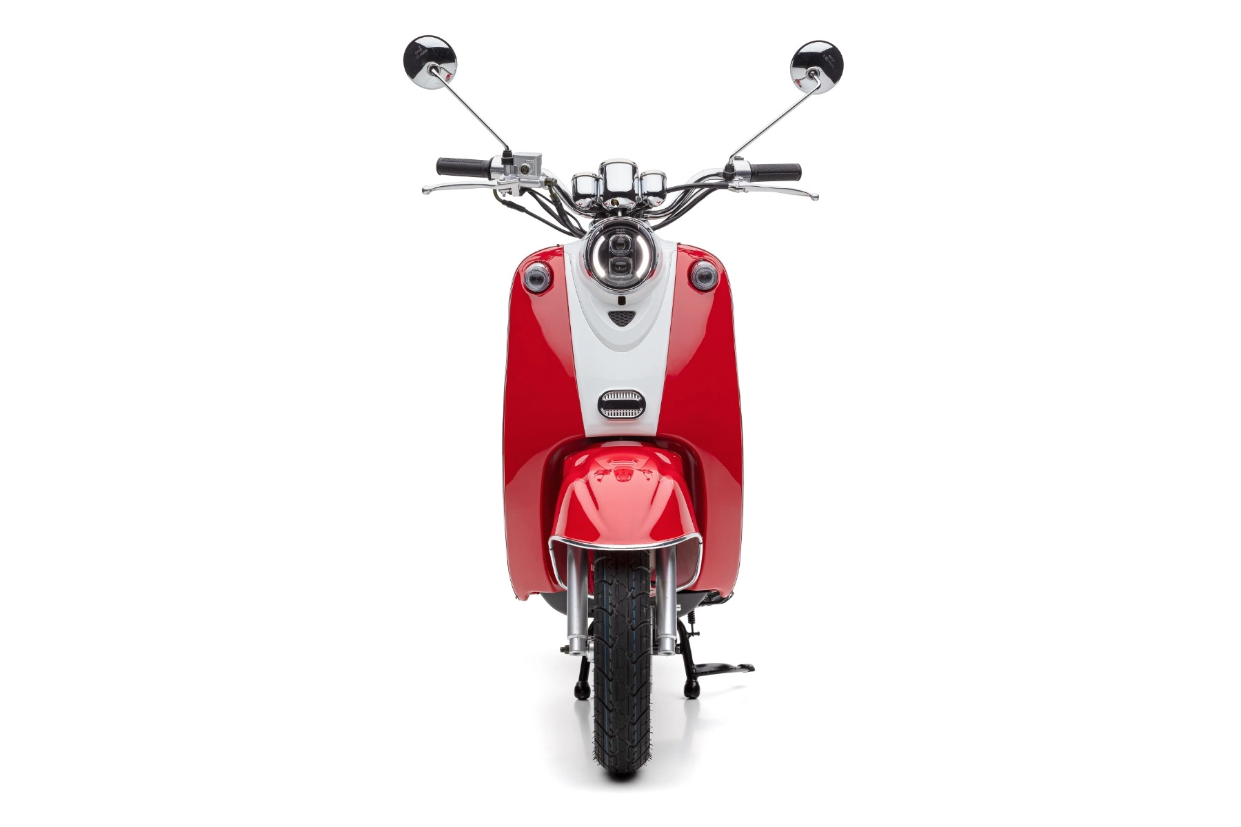Nova Motors Retro Star 50 rot-weiß 45km/h mit Topcase
