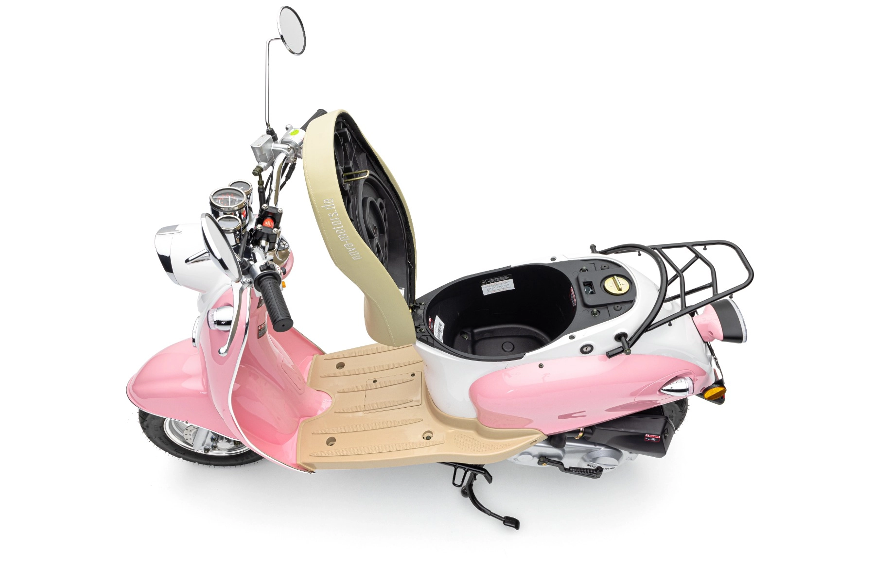 Nova Motors Retro Star 50 rosa-weiß 45km/h