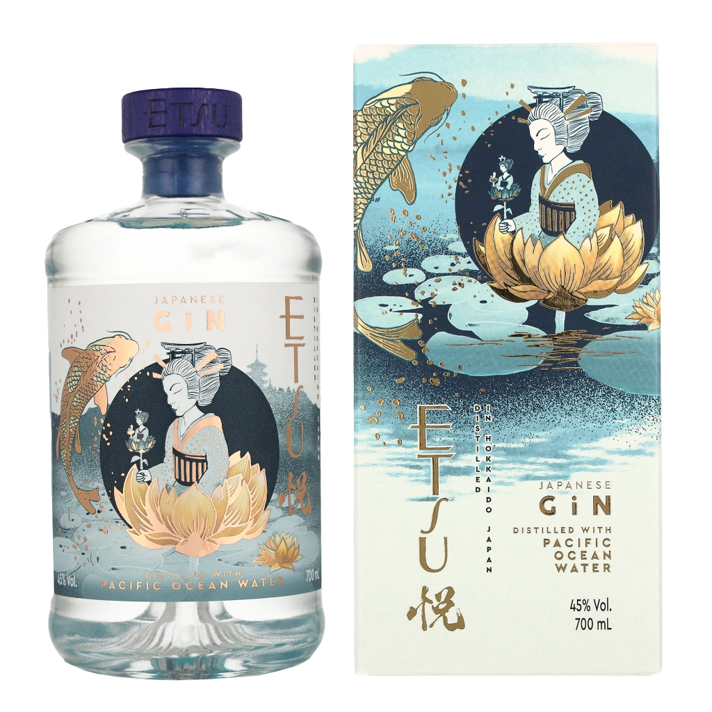 Etsu Pacific Ocean Water Gin 70cl Geschenkverpackung
