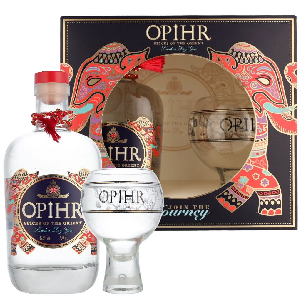 Opihr Giftset + Highball Glas 70cl Gin