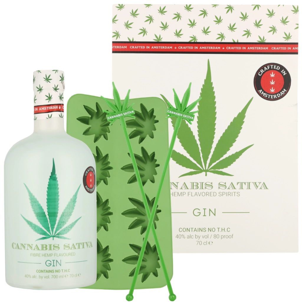 Cannabis Sativa Gin Giftpack 70cl Geschenkverpackung