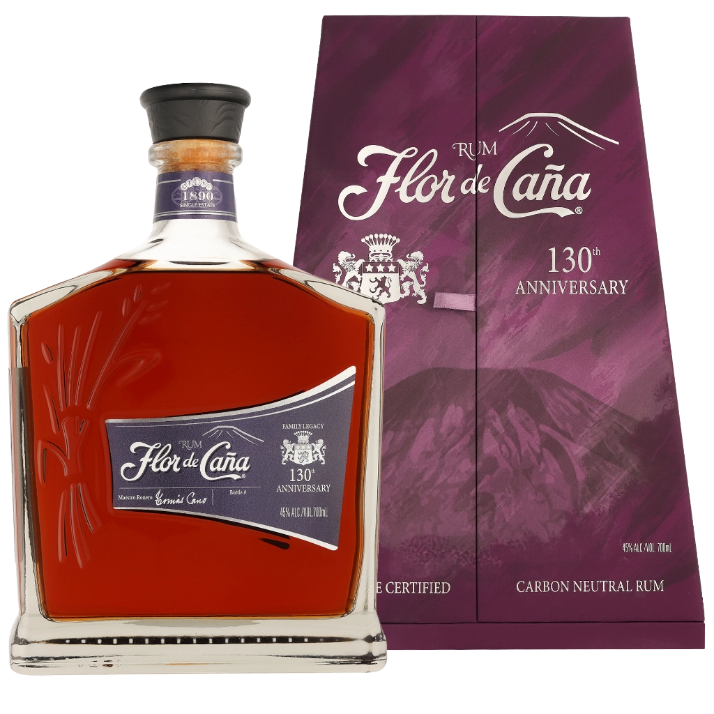 Flor De Cana 20 Years 130th Anniversary 70cl Rum Geschenkverpackung