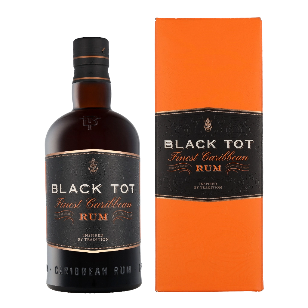 Black Tot Finest Caribbean Rum 70cl Geschenkverpackung