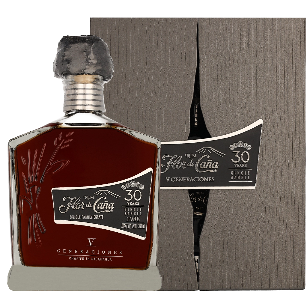 Flor de Cana 30 Years V Generaciones 70cl Rum Geschenkverpackung