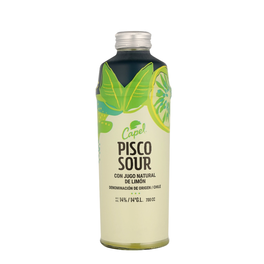 Pisco Capel Sour Con Limon 70cl Brandy