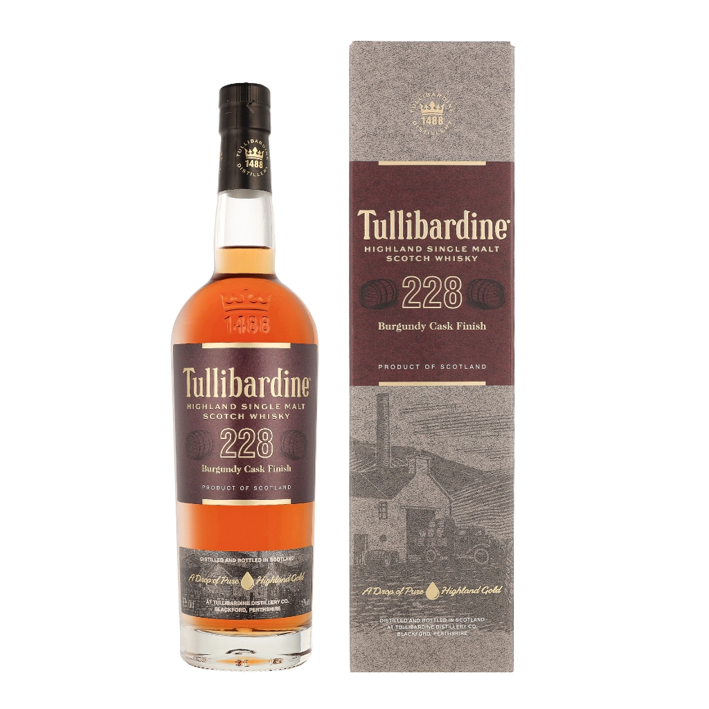 Tullibardine Burgundy 228 70cl Whisky Geschenkverpackung