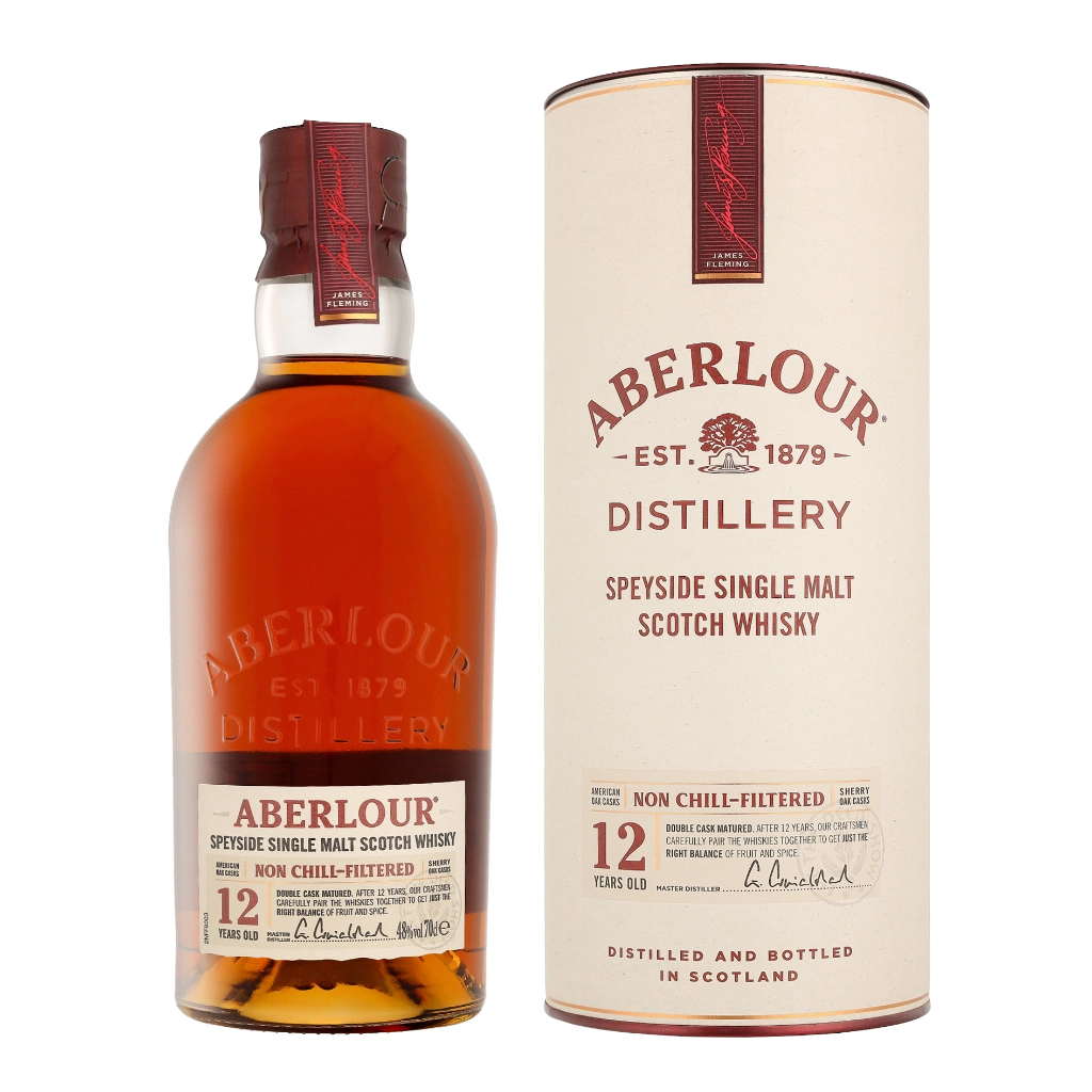 Aberlour 12 Years Non Chill-filtered 70cl Whisky Geschenkverpackung