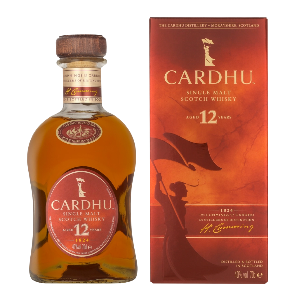 Cardhu 12 Years 70cl Whisky Geschenkverpackung