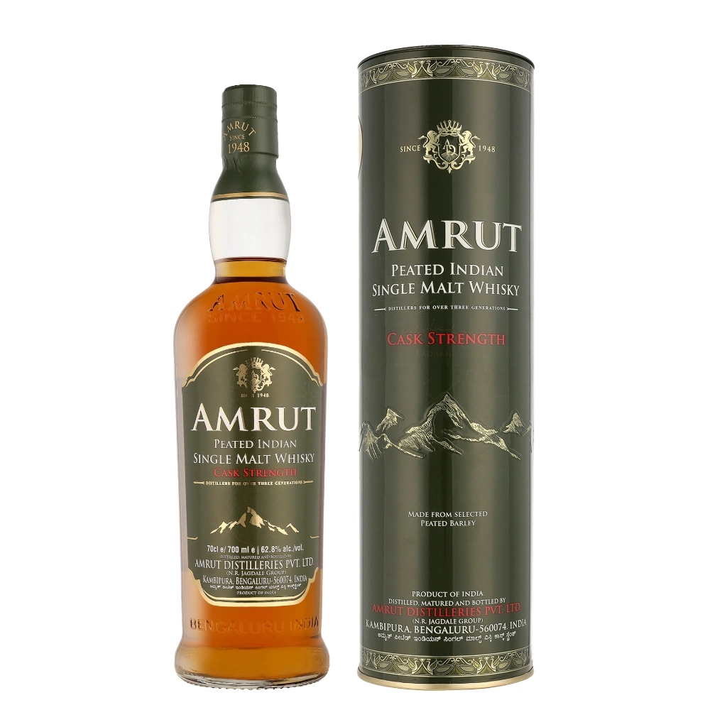 Amrut Cask Strength + Tin GB 70cl Whisky Geschenkverpackung