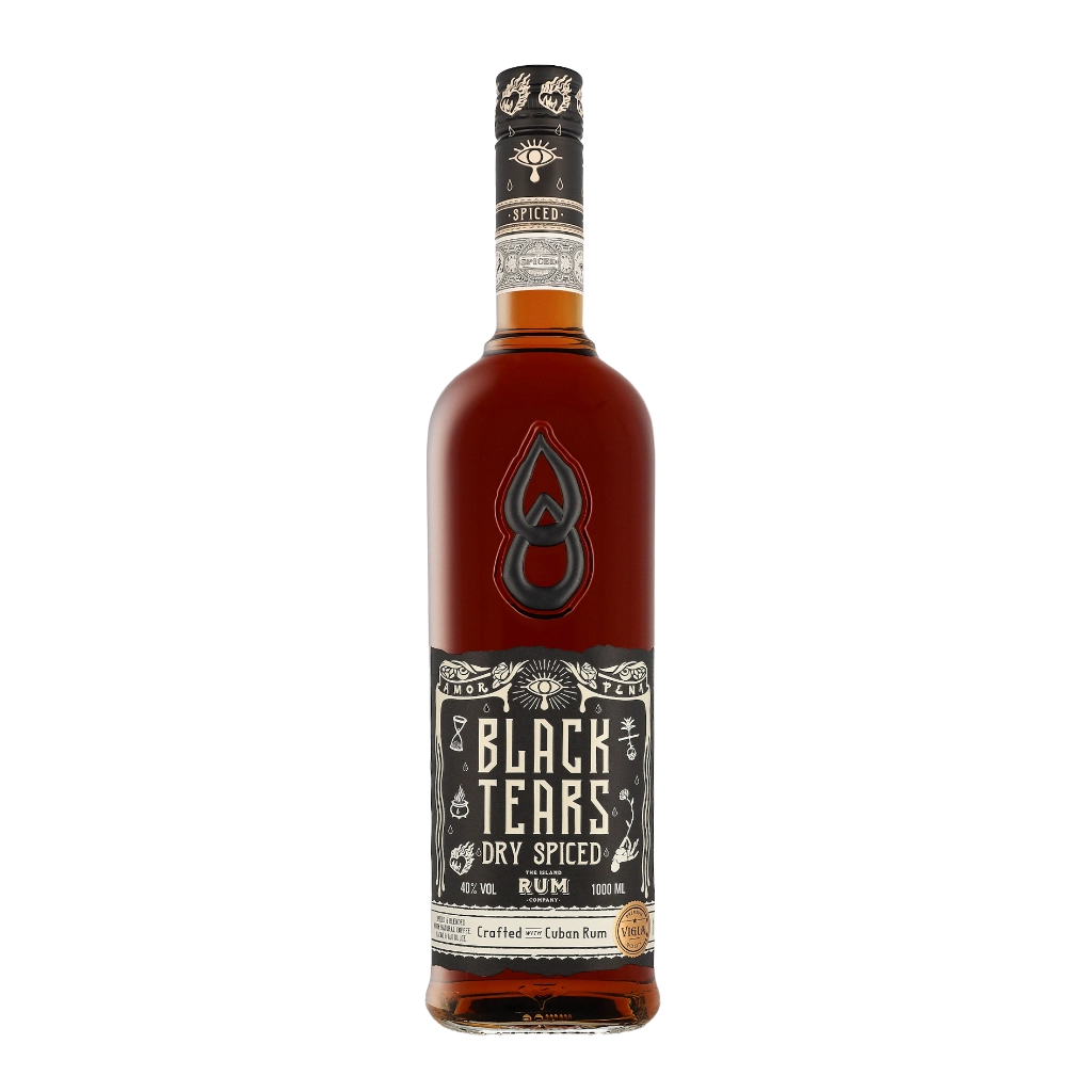 Black Tears Spiced Cuban Rum 1ltr