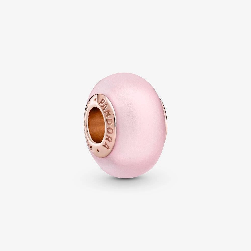 Pandora 789421C00 Matte Pink Murano Glas Charme