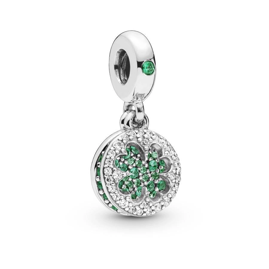 Pandora 797906NRGMX Dazzling Clover Pendant Charm
