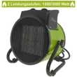 Tronitechnik KH-503 Keramikheizer Heizlüfter Heizung 3.000 Watt, mit Tragegriff, PTC Keramik, stufenlose Thermosteuerung