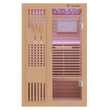 Dewello Finnische Traditionelle Sauna MINTO 120cm x 120cm