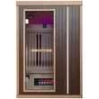 Dewello Infrarotkabine Infrarotsauna MELVILLE 130cm x 105cm inkl. Vollspektrumstrahler, Bodenstrahler
