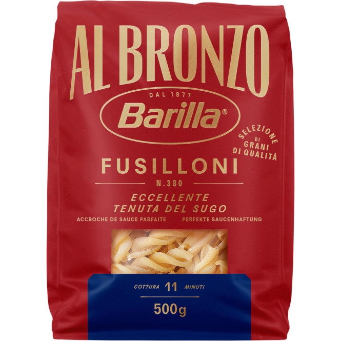 Barilla Al Bronzo Fusilloni 500G